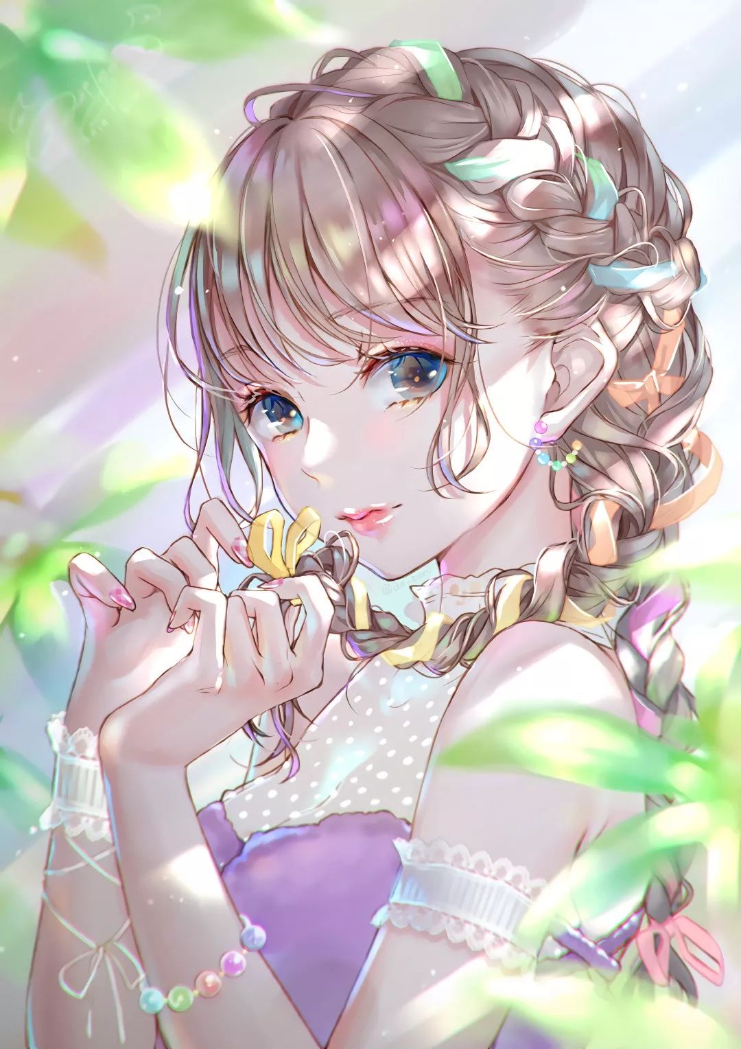 插画师青红みけんねこ笔下的小姐姐们,都吼吼看啊!这个画风爱了爱了