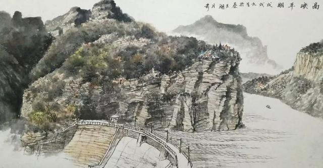 墨色清雅,极富韵味—张月奇山水画作品赏析