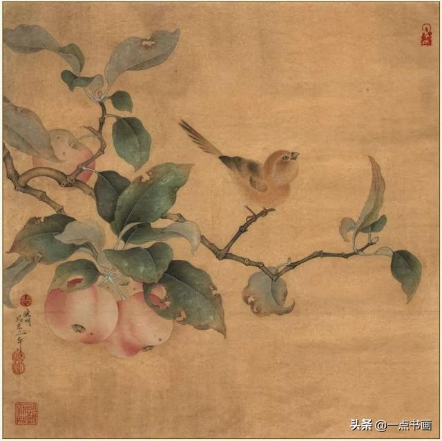 李晓明的工笔花鸟画真是恰到妙处