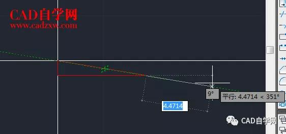 cad中的斜度线怎么画