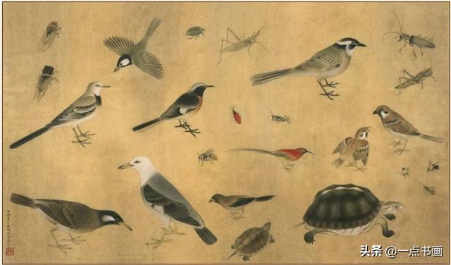 玉兰山雀(改编郎世宁)八哥白梅梅竹家雀图翠竹白头图鹌鹑天牛返回搜狐