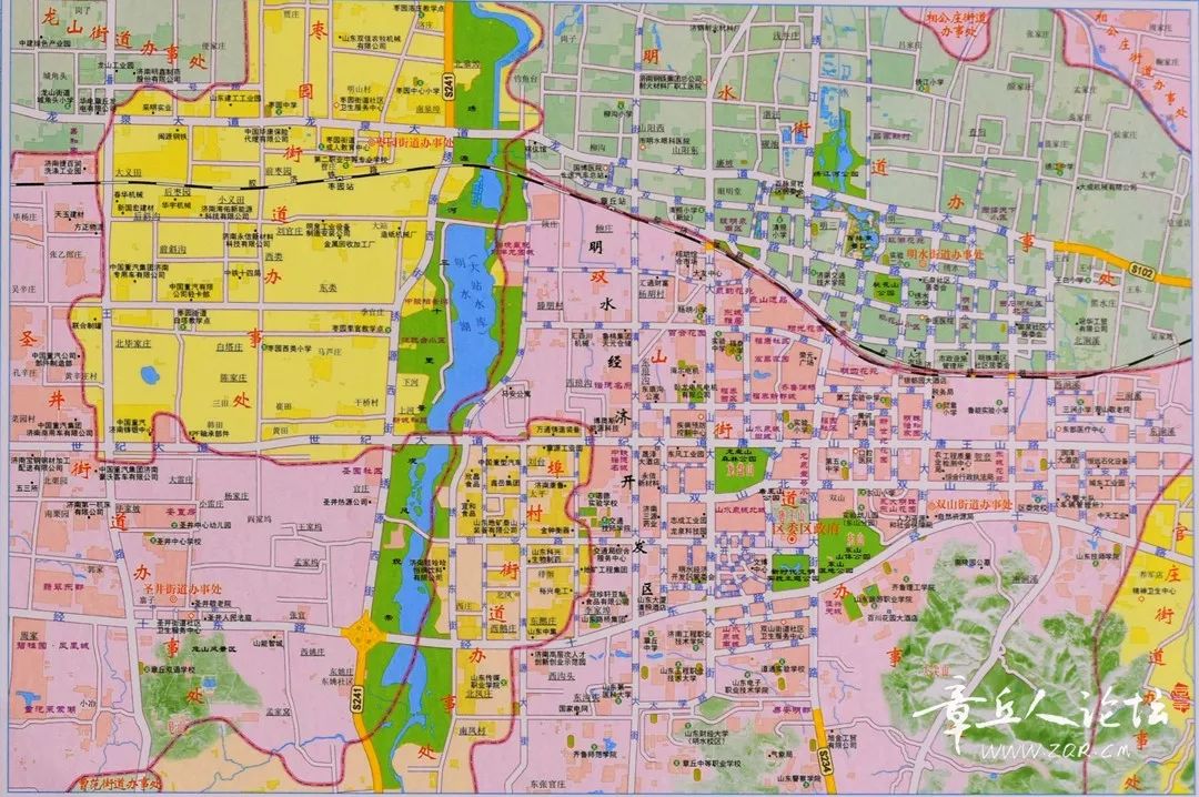 26年前的明水城区地图,你见过吗?