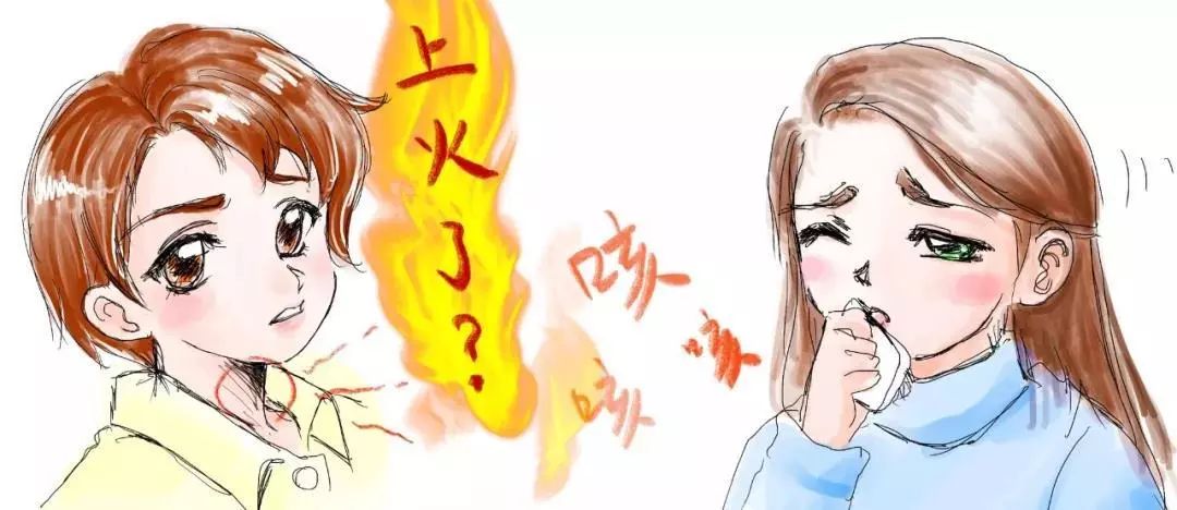 "喉咙又干又痒,总觉得有东西堵着"肯定是上火了.