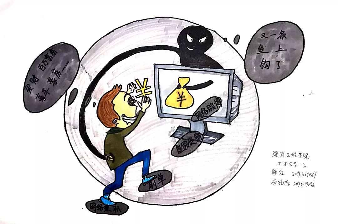 线上投票浙水院防诈骗漫画设计大赛