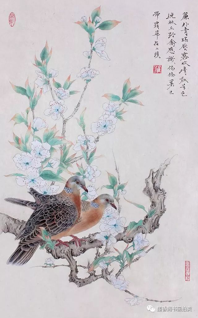 女画家卢芳散发生命气息的工笔画作品