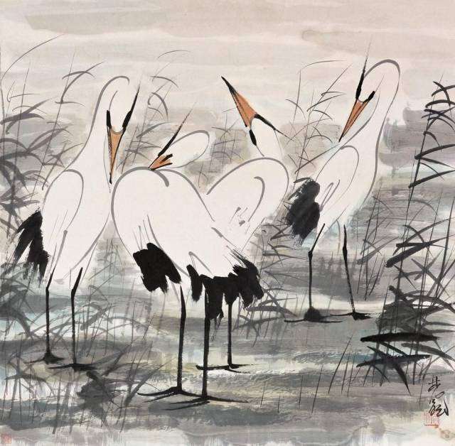 国画仙鹤作品图片 90b9134990de461ea0b1ad4807a1eaae.jpeg