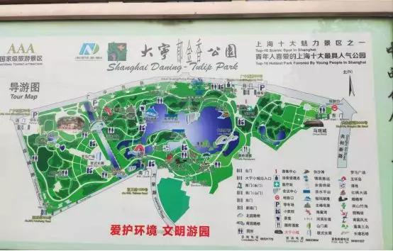 大宁郁金香公园地图