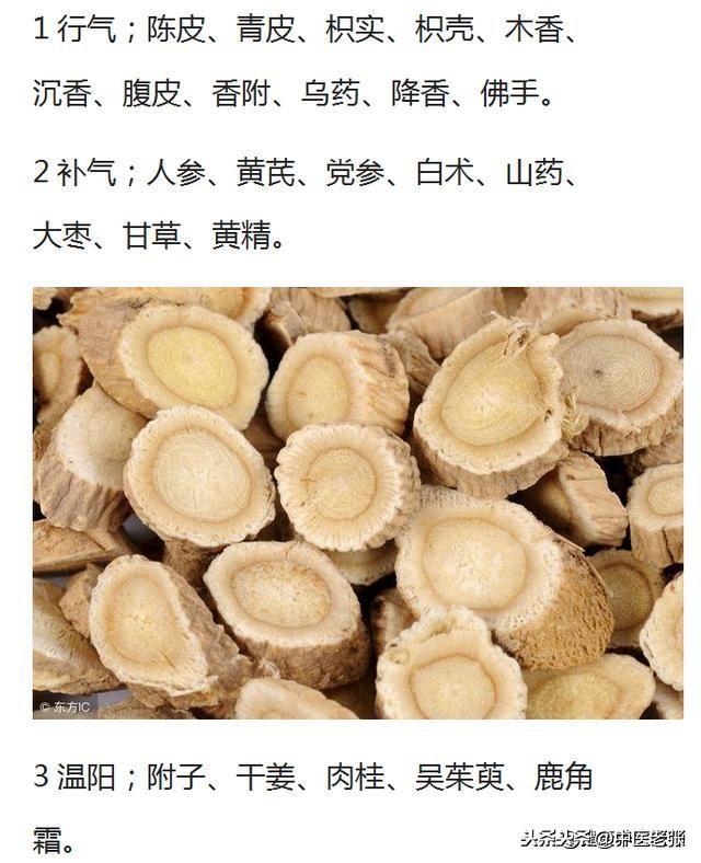 180味中药,药效归类整理,收藏不亏