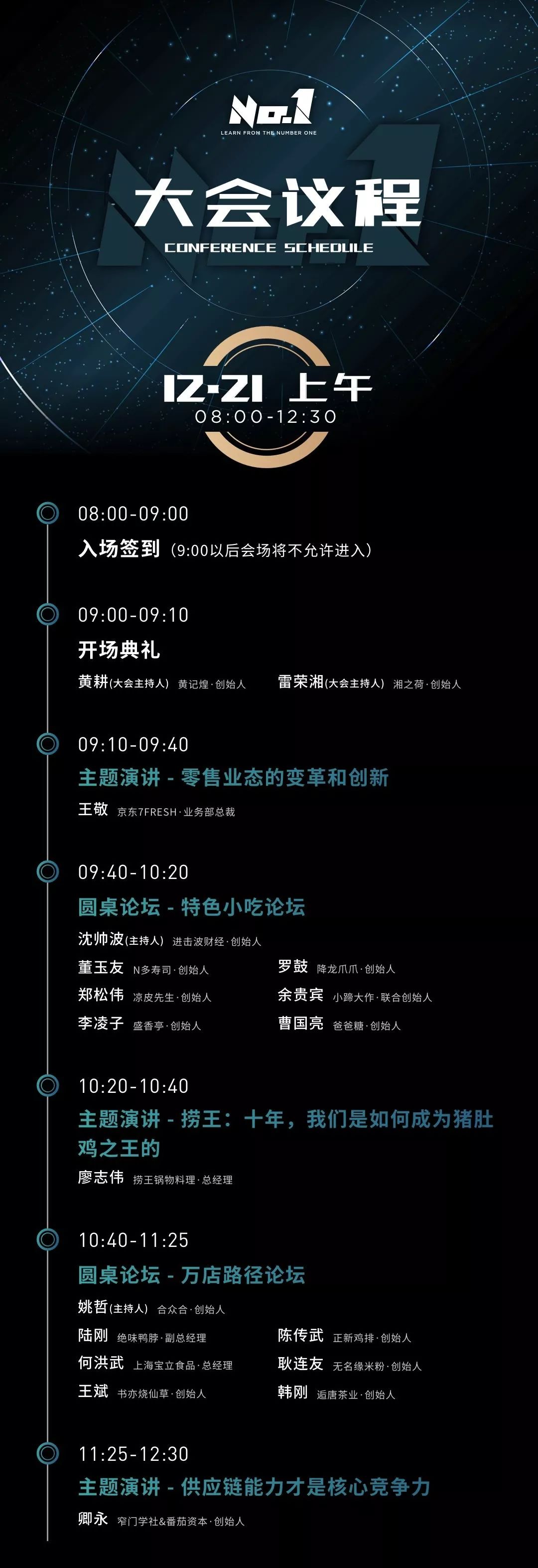 重磅向第一学习窄门年会嘉宾议程正式公布