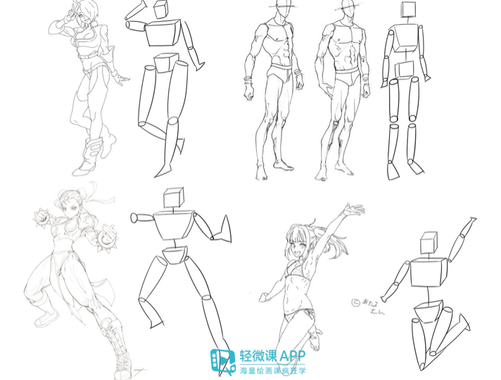 绘画新手怎么开始画动漫人物人体动态?