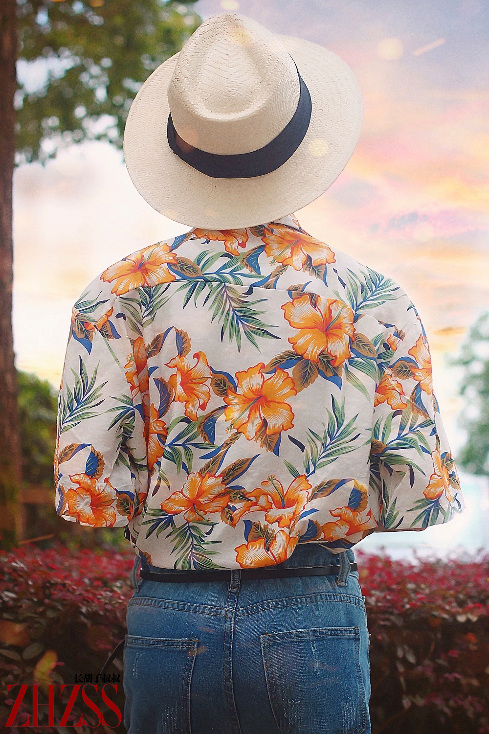 【男士】橘色花朵，印花衬衫！_花絮