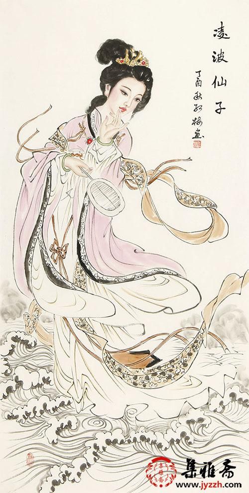 陈红梅仕女画作品赏析:娴雅闲逸 婉约清丽_中国画