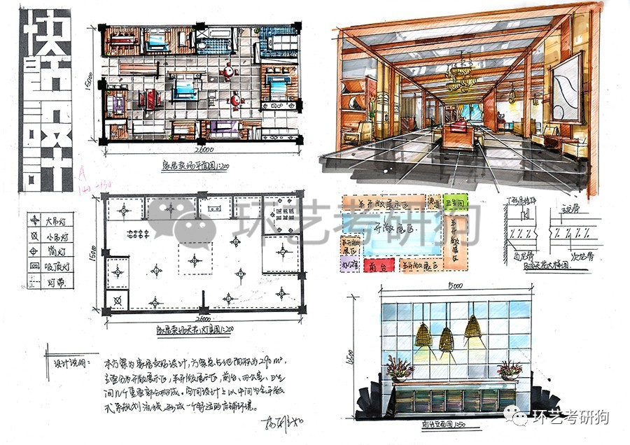 室内快题丨商业展示空间(服装箱包家居茶叶等专卖店)专题作品集锦