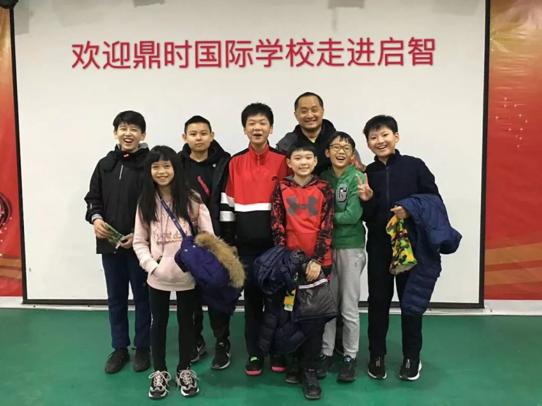 2019年12月8日,鼎石国际学校的志愿者朋友来到北京启智进行志愿服务