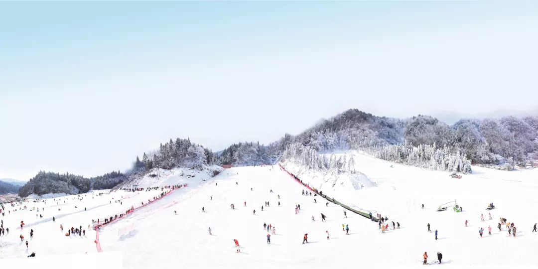 石柱冷水国际滑雪场开启造雪时间,免费耍雪啦