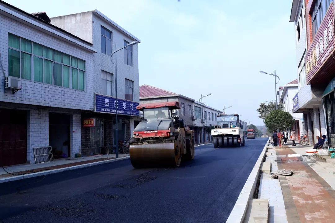 元旦前完工共青城这个集镇迎来大变样