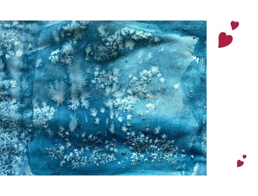 【精彩播报】中二班活动—水彩撒盐画—不一样的蓝色