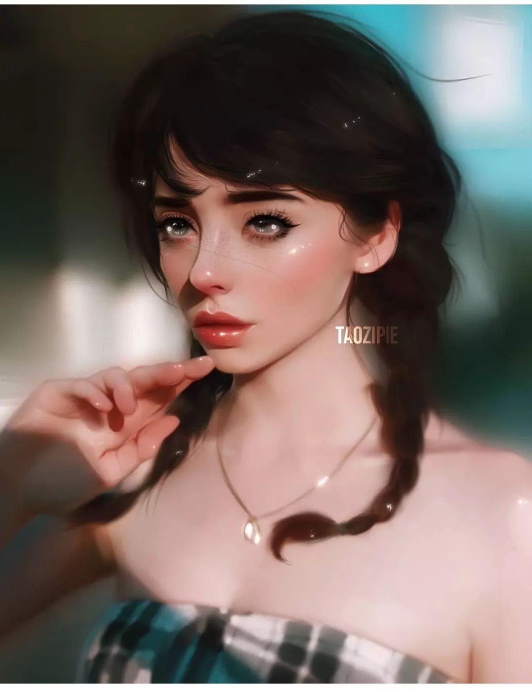 仙气十足的小姐姐插画每一张都美到了极致