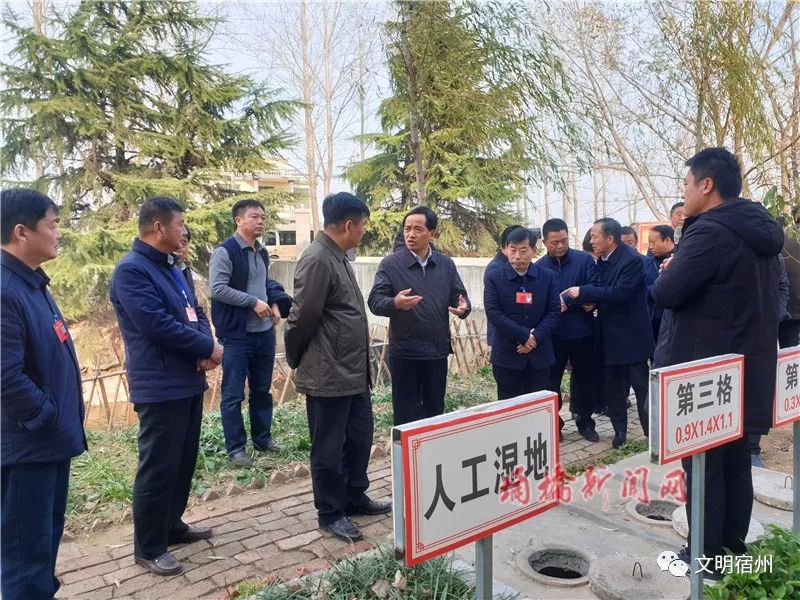 在涡阳县,考察组一行先后来到西阳镇太平村葛圩自然村,高炉镇柴楼村