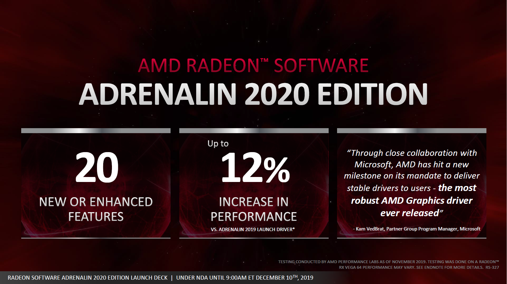 AMD鸡血驱动战未来Adrenalin2020年度大改版改头换面性能跃升_游戏