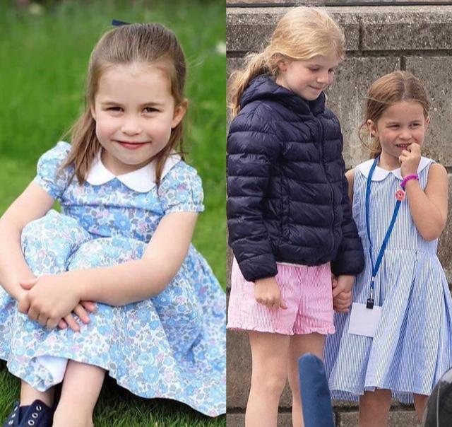 英国王室夏洛特小公主,妈妈凯特是造型师?天使容颜经典公主裙
