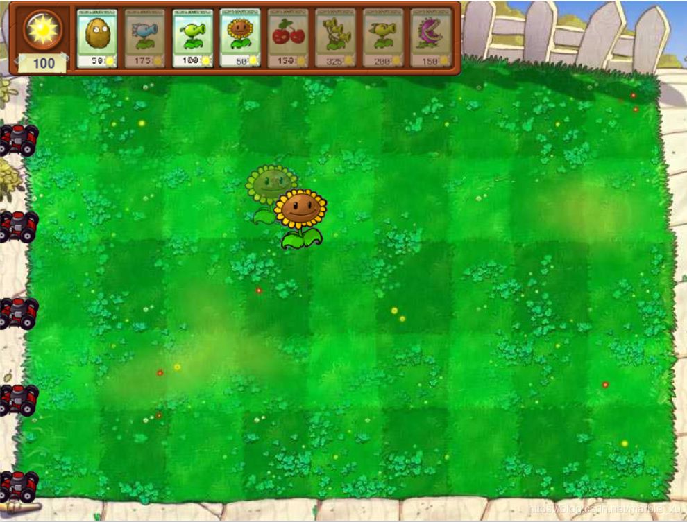 Python《植物大战僵尸》代码实现:植物卡片选