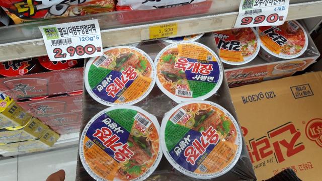 韩国方便面你吃过几种，选对了吗。看韩国本土都吃什么品牌