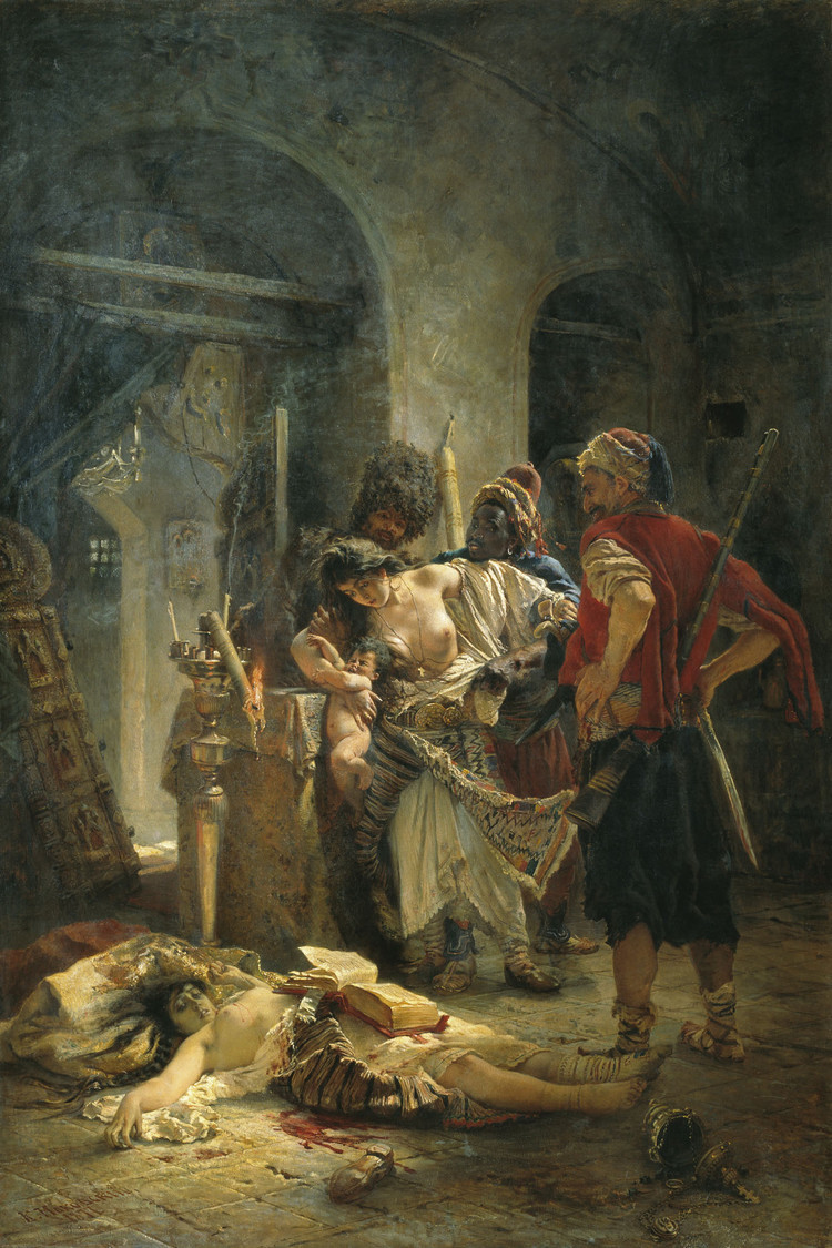 俄罗斯画家巡回览画派重要代表人物列宾油画作品欣赏