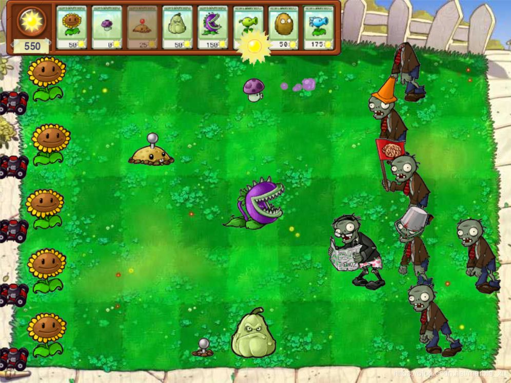 Python《植物大战僵尸》代码实现:植物卡片选