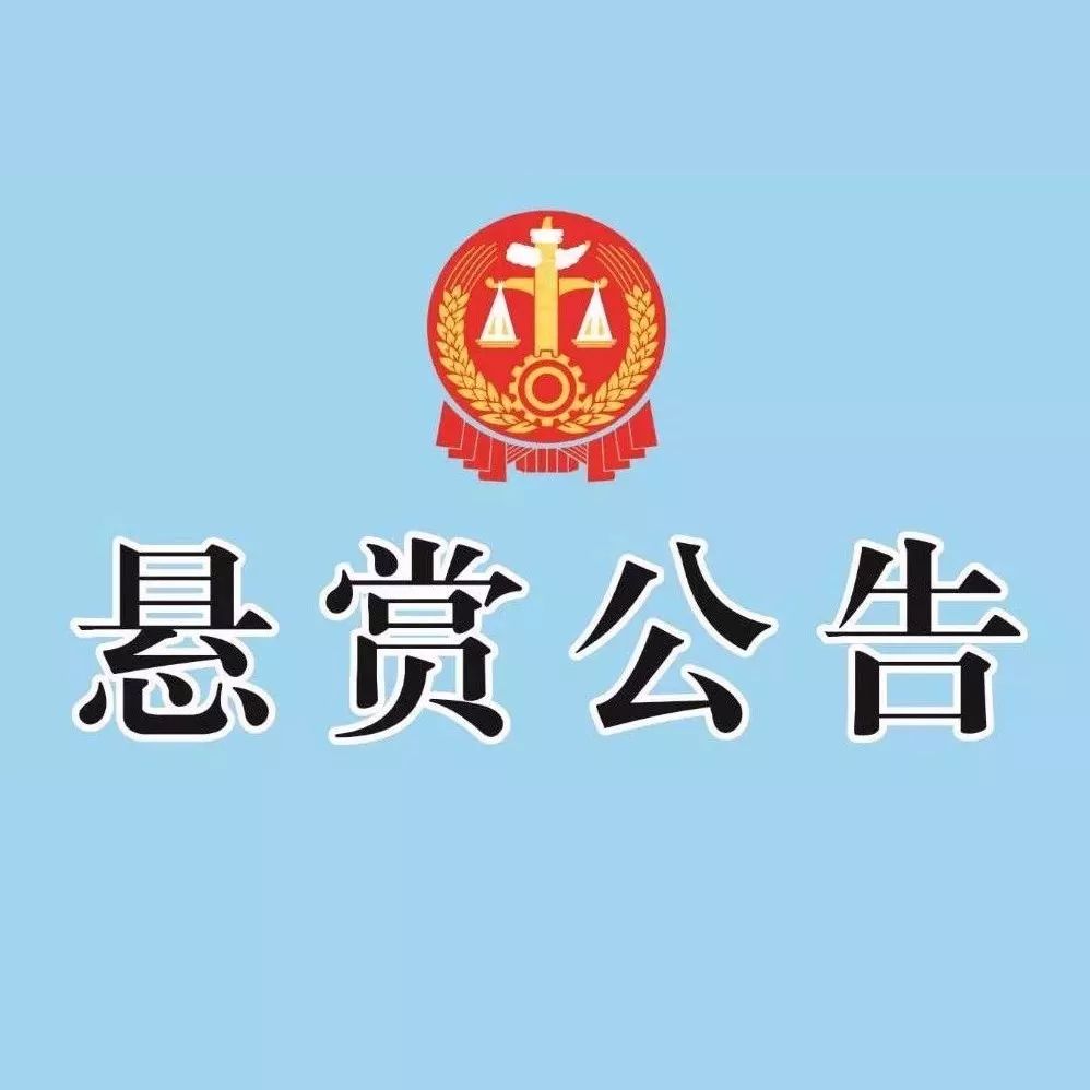 悬赏法院发布悬赏公告提供这5人线索可得金钱奖励