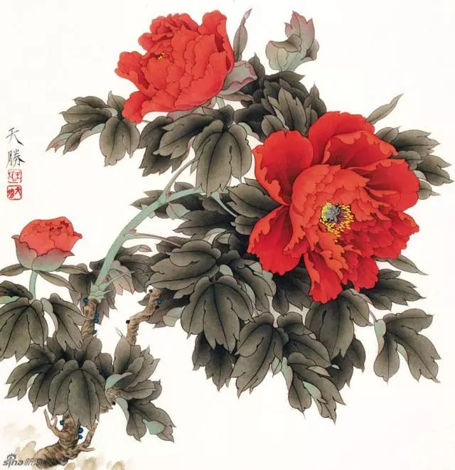工笔画大家王天胜作品欣赏