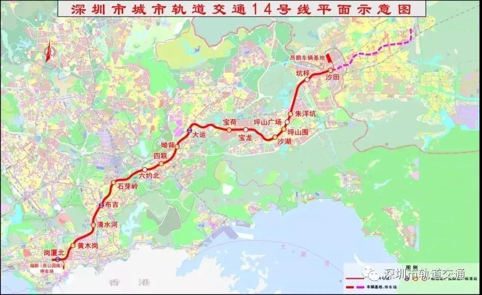 18号线纳入五期规划,串联宝安,光明,龙华,龙岗及盐田,2022年后开建