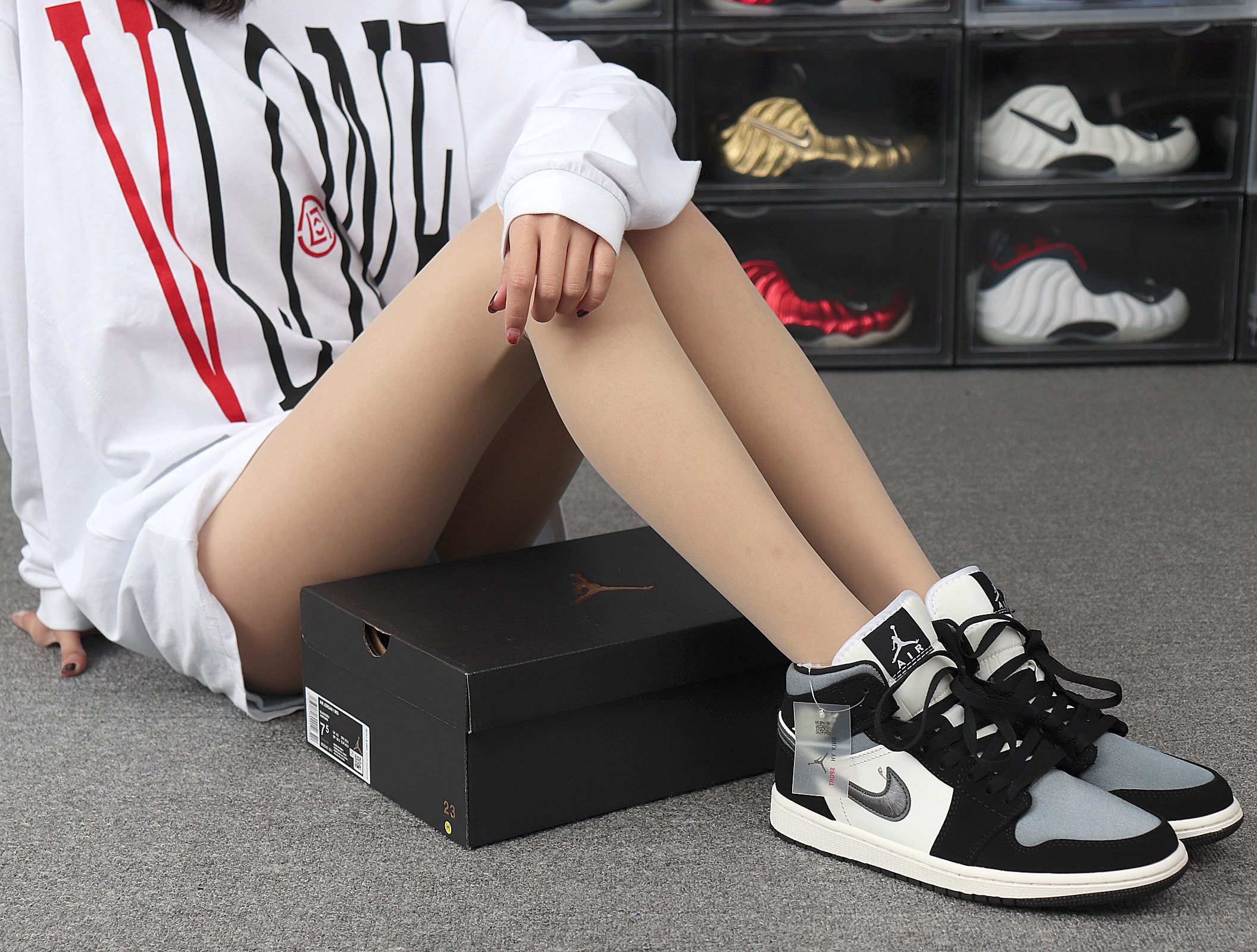 Nike Air Jordan 1 Mid ��Satin��˿�񲮾��а�