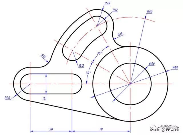 辅助设计大讲堂|autocad2019案例:平面图综合绘制