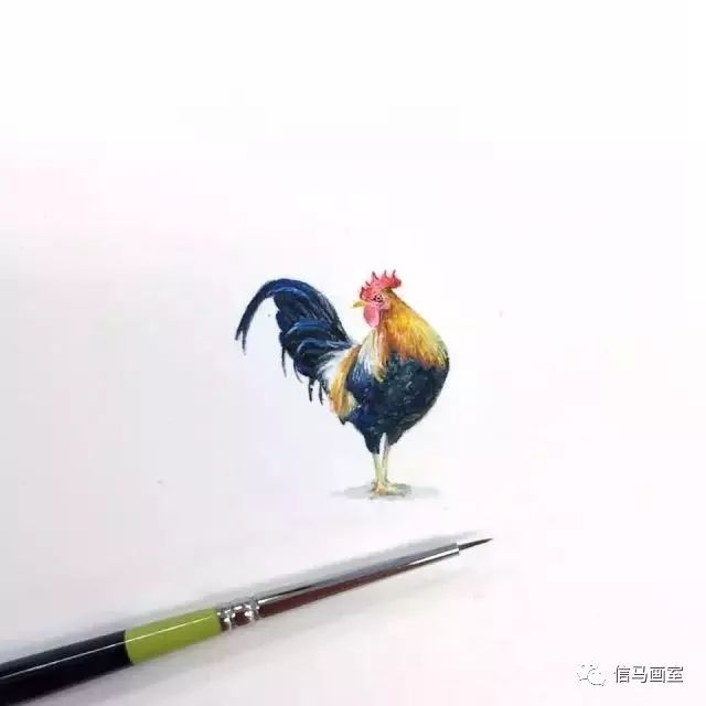 水彩,彩铅,油画,素描 在凯伦·丽贝卡 笔下都显得十分精美 色彩的生