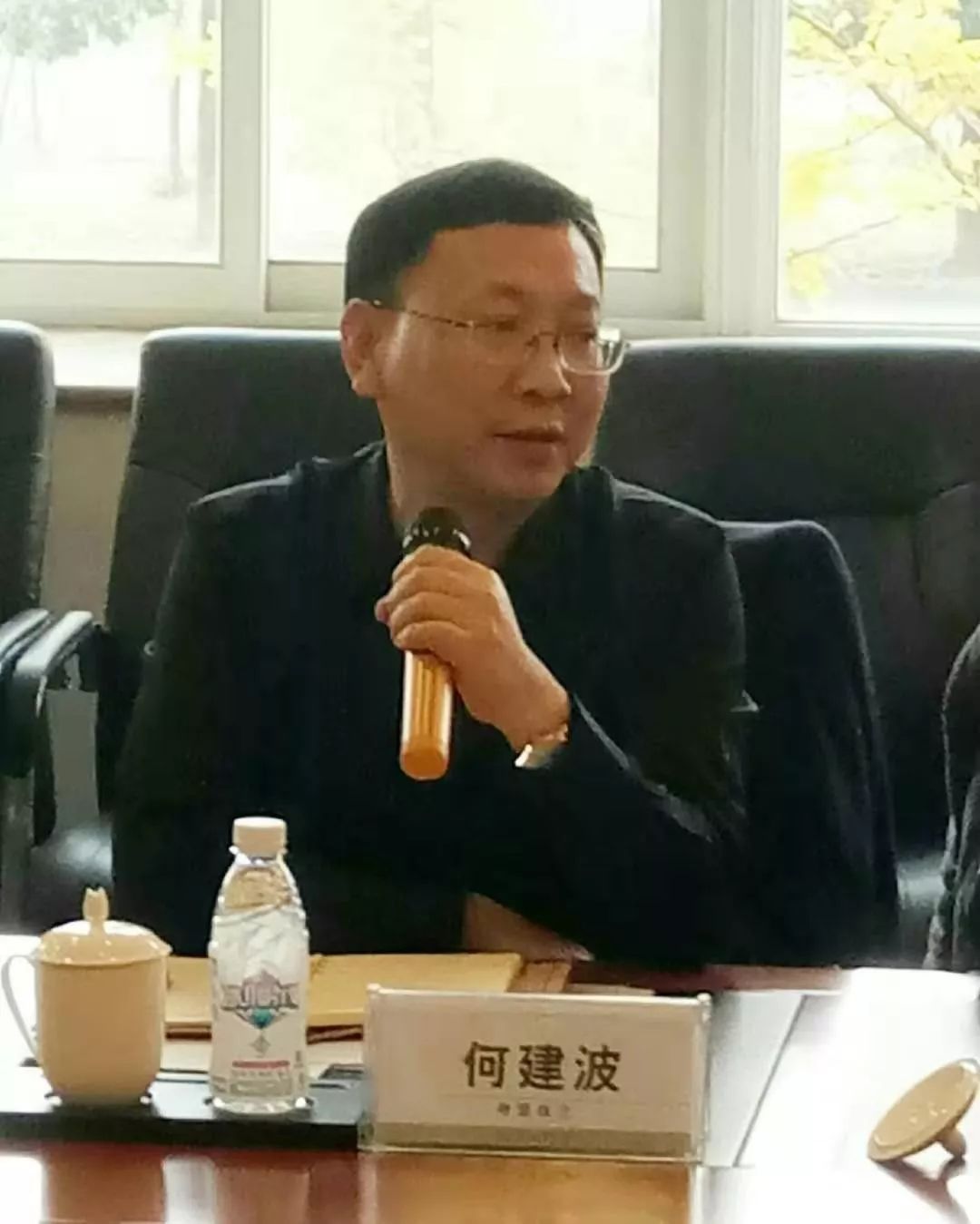 会上,希望森兰科技股份有限公司总经理,名优联盟副会长何建波先生