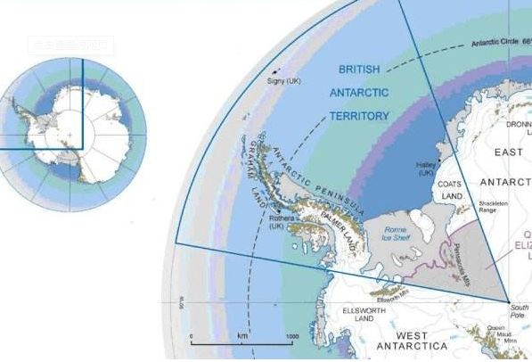 英国自认有14块海外领地,有一块不被认可,面积是英本土8倍大_南极