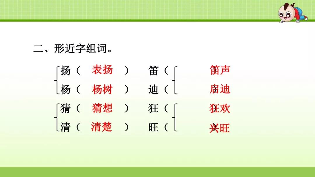 部编版语文三年级上册第2课《花的学校》课文解读 知识点梳理