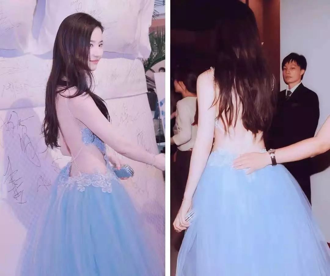 今天才知道,原来女明星的红毯杀招是它才对!_蓝色