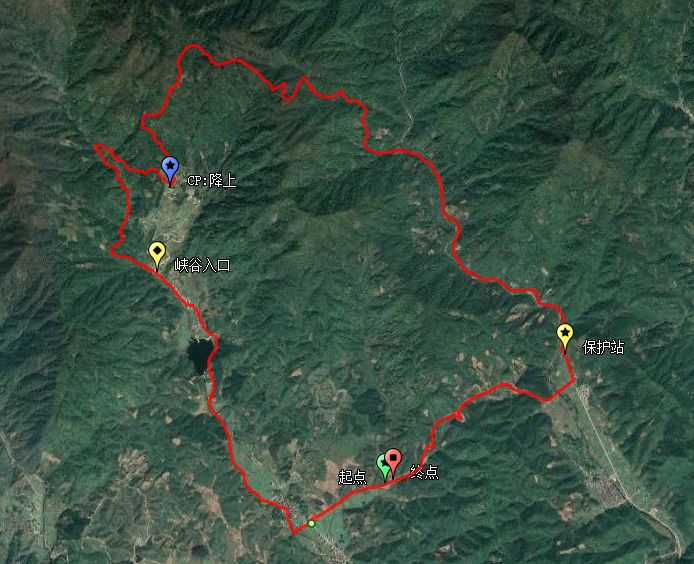 累计爬升1362m,累计下降1358m线路起点位于黄山168国际徒步探险基地