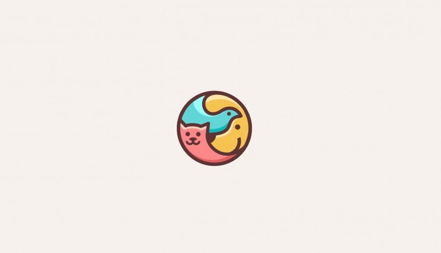 一组超可爱的logo设计欣赏