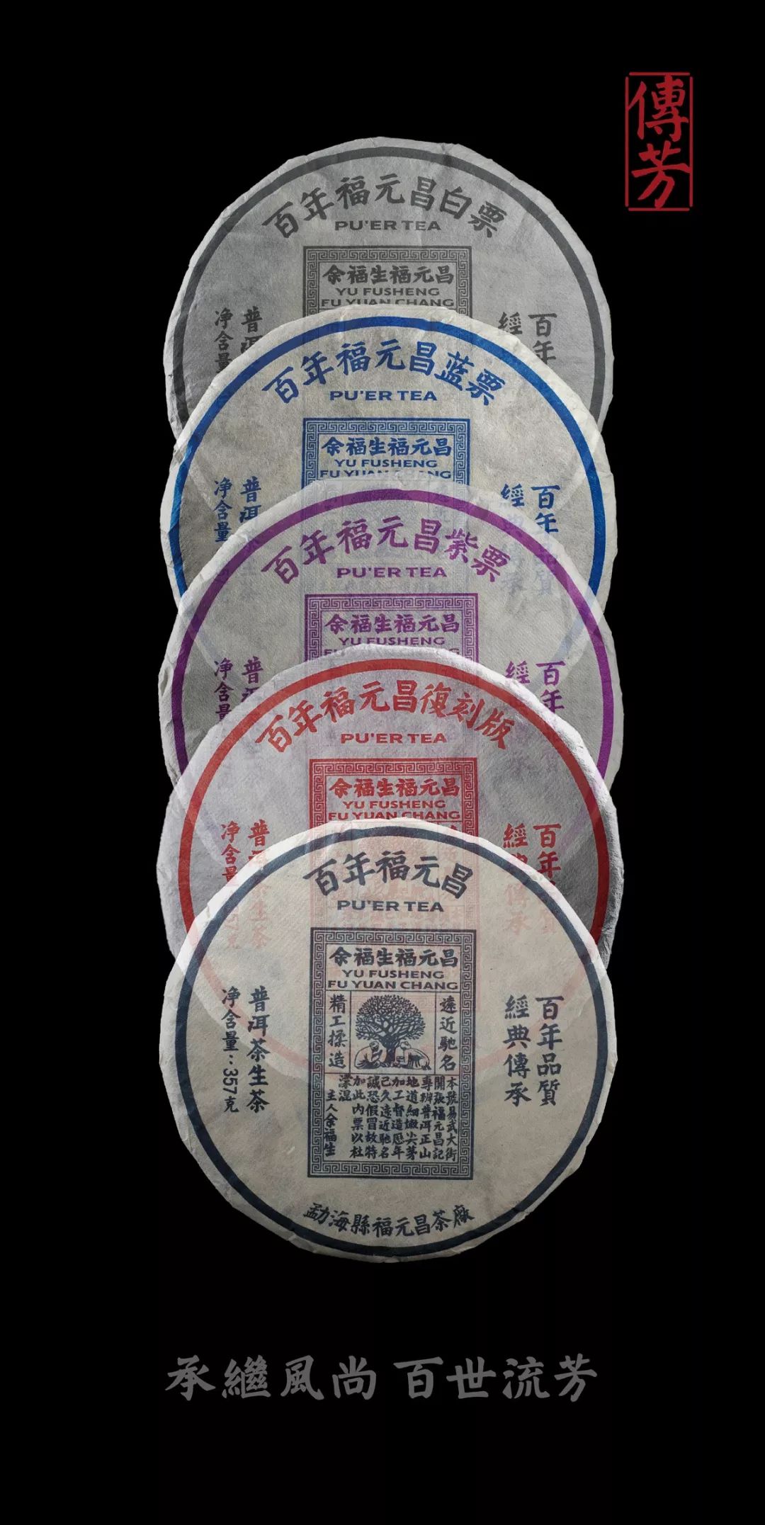 勐海县福元昌茶厂的"余福生福元昌"全系列产品,将于2020年1月1日例行