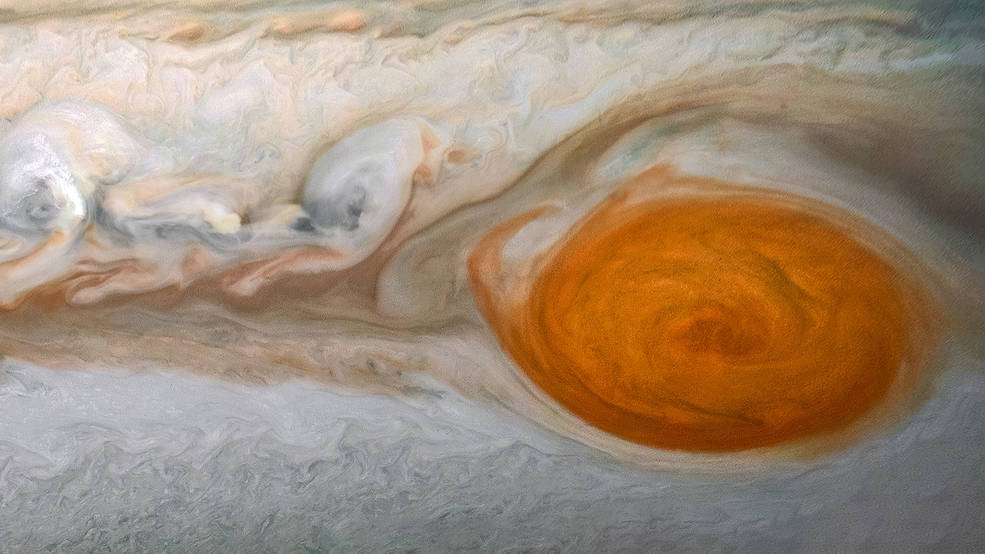 多图｜“6+1”，木星南极又多了一个新气旋