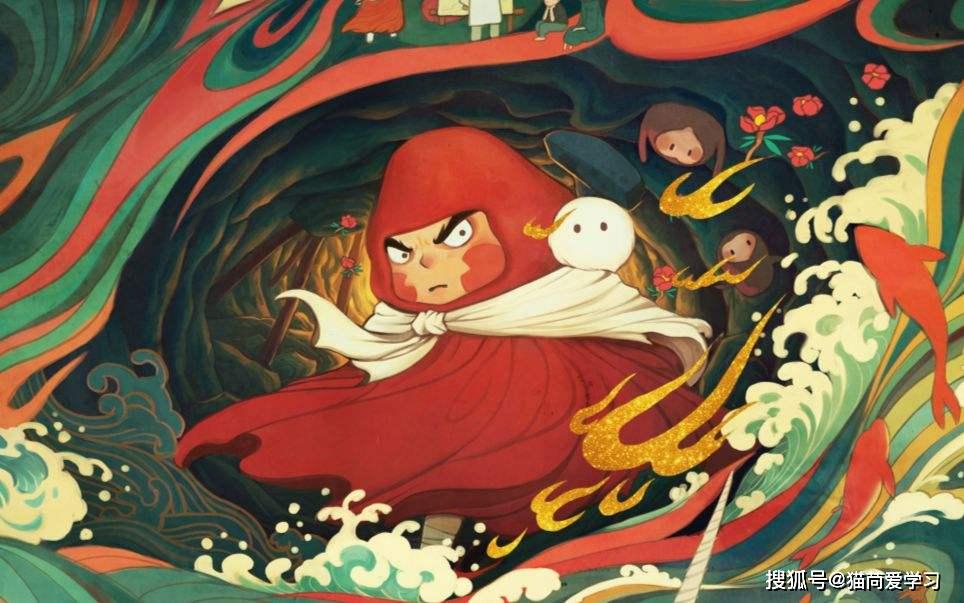 都是以墨水画来呈现动画,保留了中国元素,就是画风有点暴力.