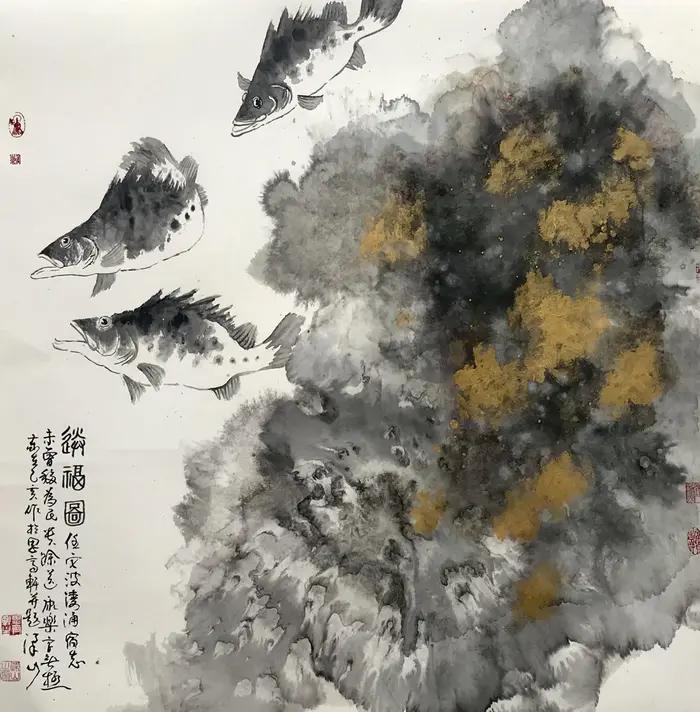 他是国家画院原国画院常务副院长,当代著名人物画家梁占岩先生的长兄
