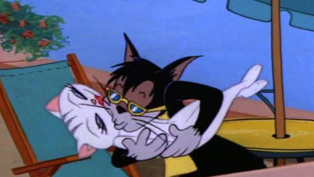 汤姆将有钱的布先生作为情敌，倾家荡产给白猫买戒指、买车，却换不来白