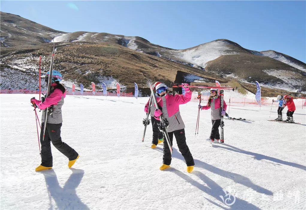 会泽大海草山滑雪场开门迎客啦!