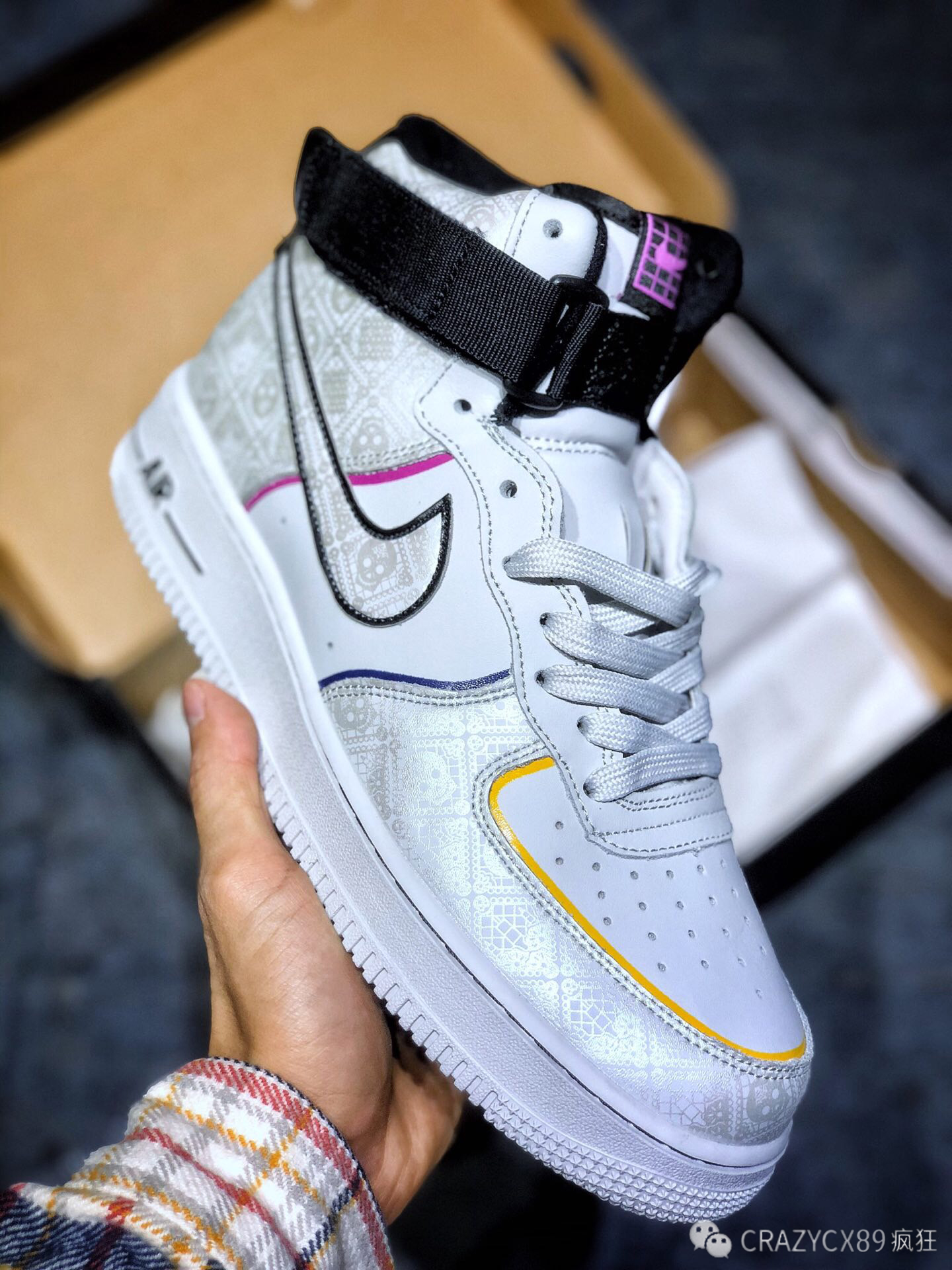 空军一号亡灵节 nike air force 1 "07 "day of the dead" 耐克 运动