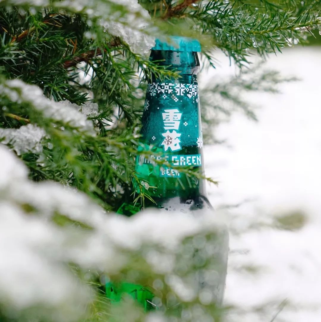 雪花马尔斯绿啤酒