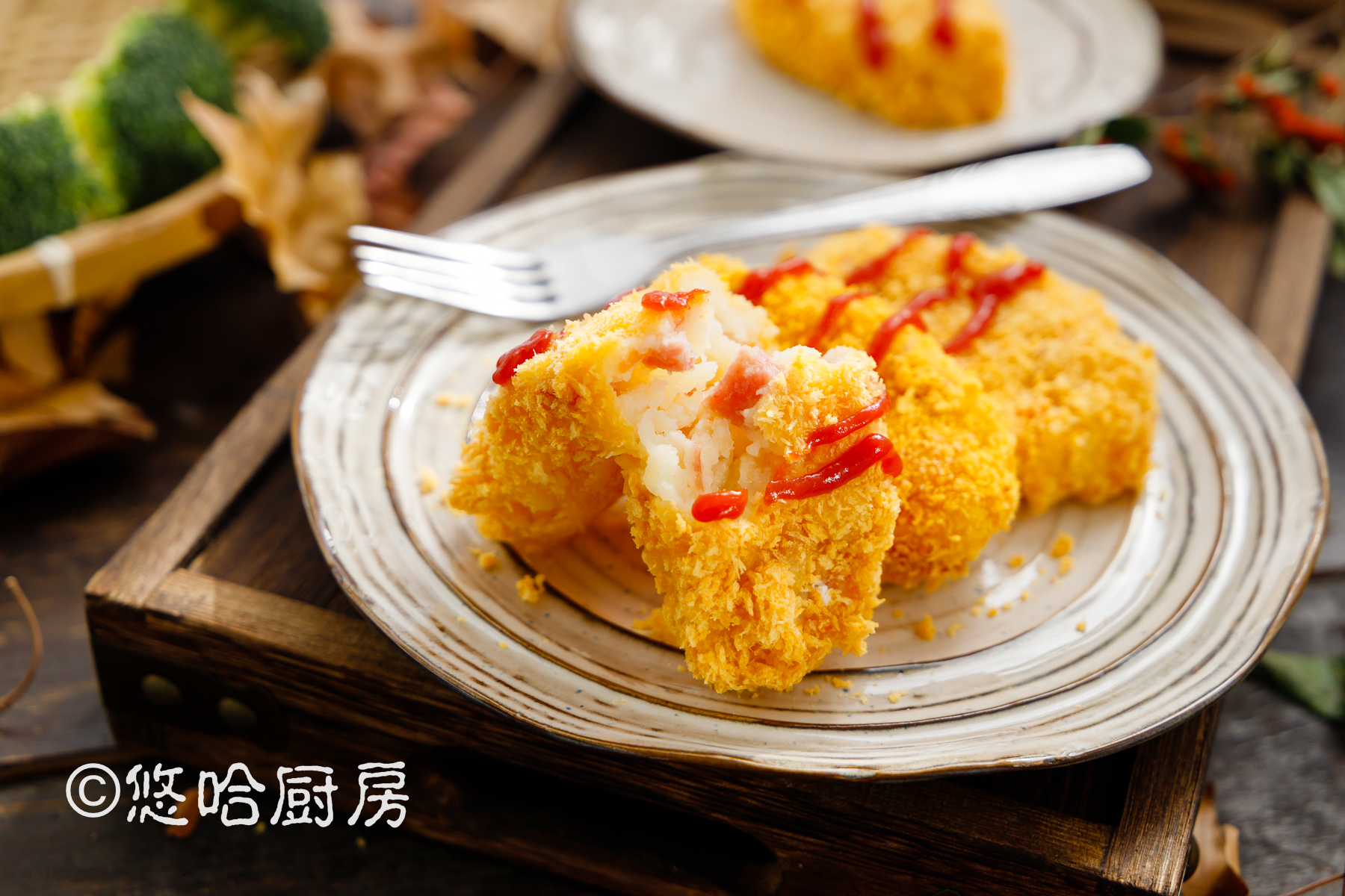 日本最爱的家庭炸物日式土豆可乐饼，简单易做，酥脆小食看片必备_哔哩哔哩_bilibili